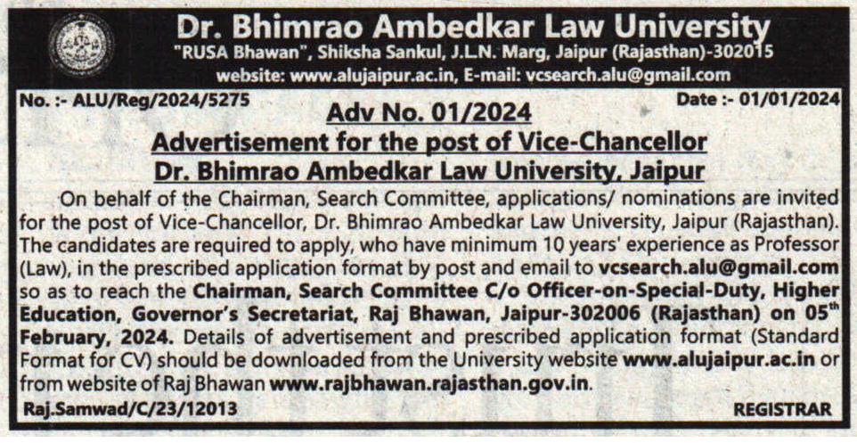 Dr. Bhimrao Ambedkar Law University